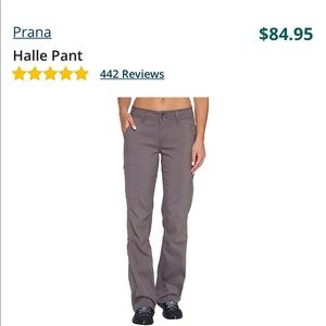Prana Halle hiking pants.